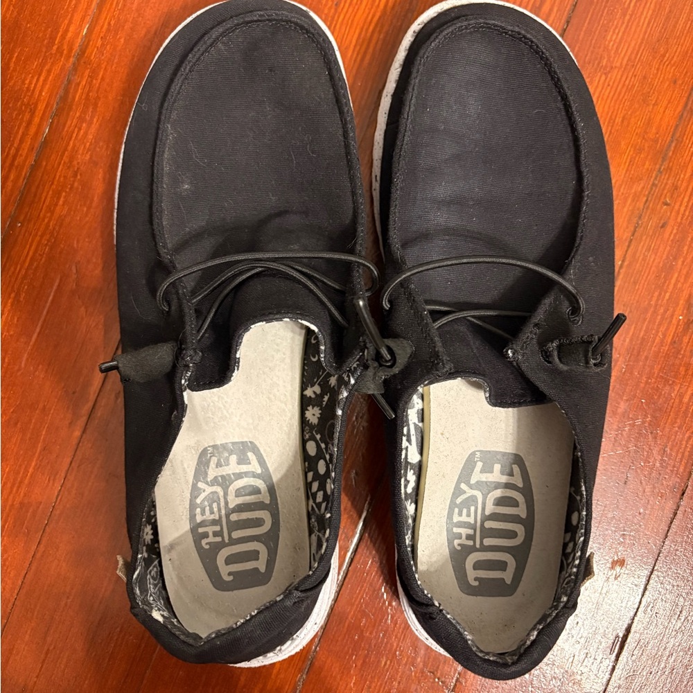 Hey Dude Black Casual Shoes